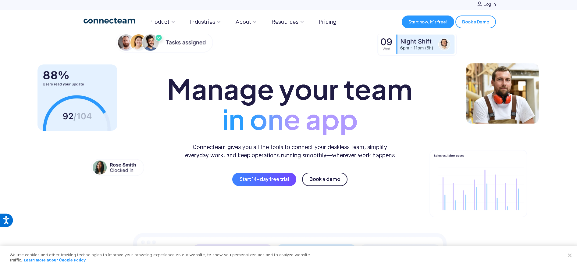 Connecteam interface screenshot