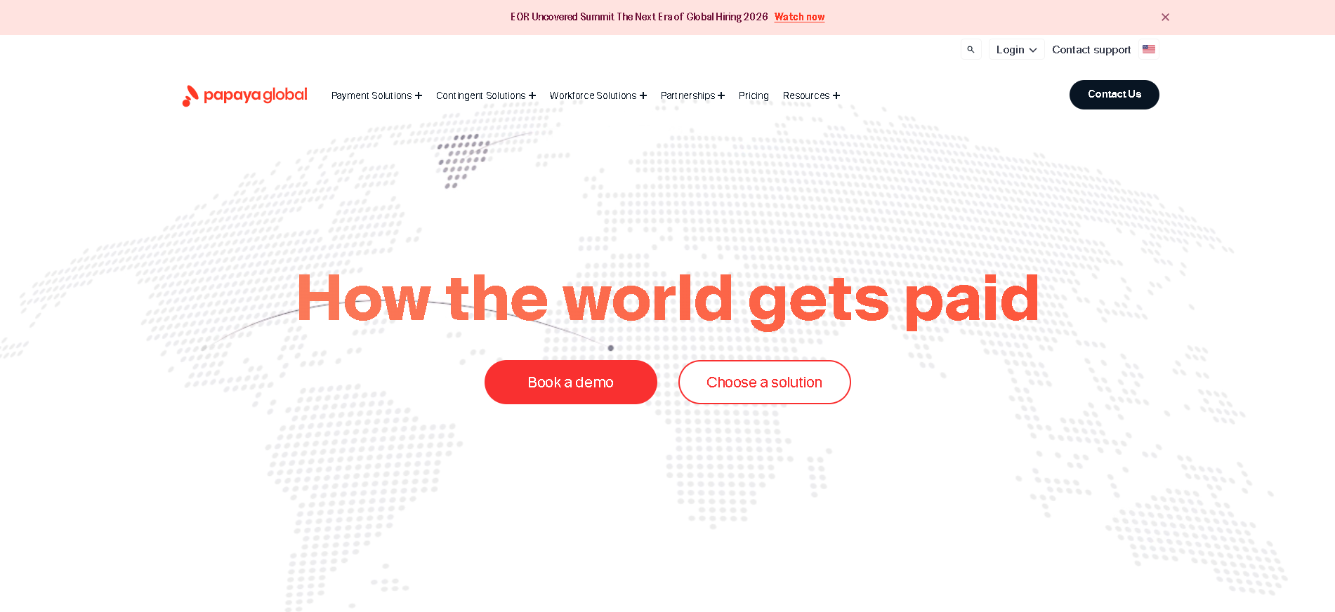 Papaya Global interface screenshot