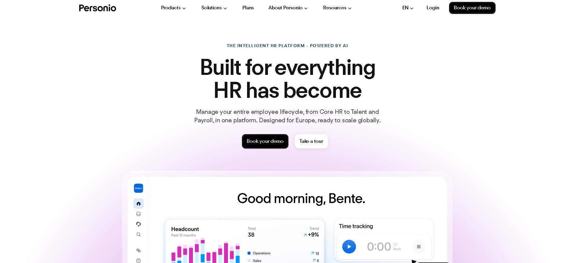 Personio interface screenshot