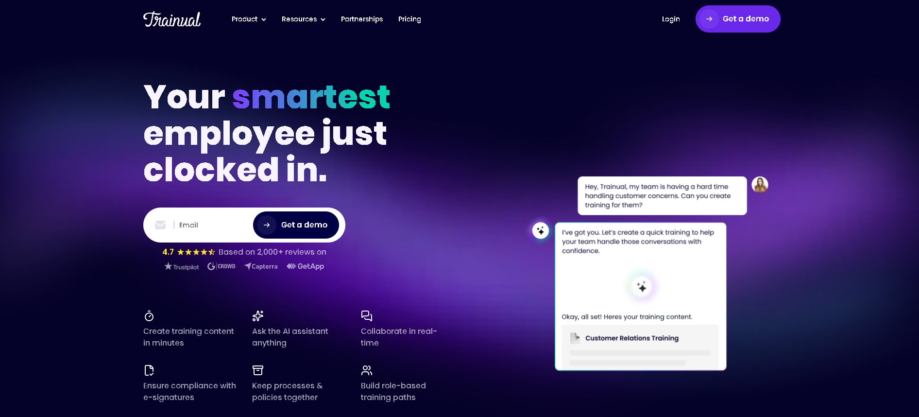 Trainual interface screenshot