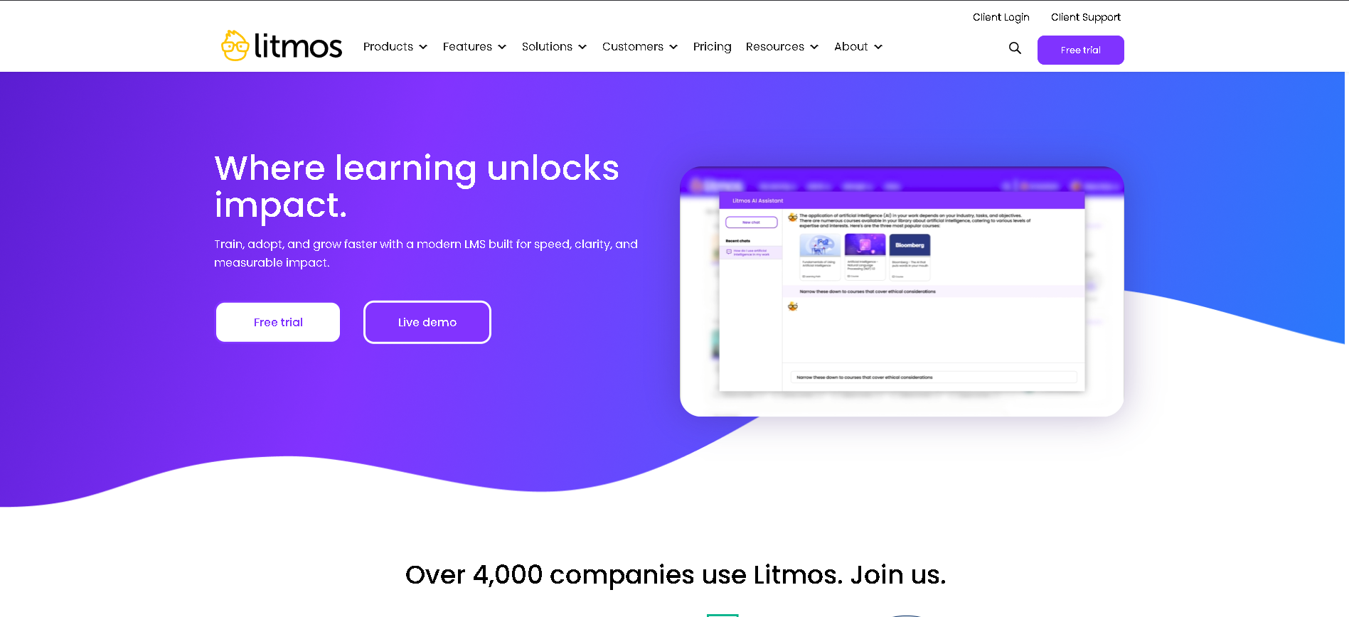 SAP Litmos interface screenshot