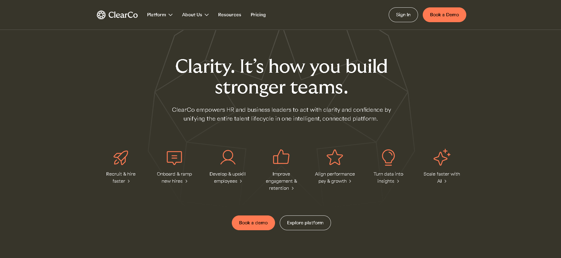ClearCompany interface screenshot