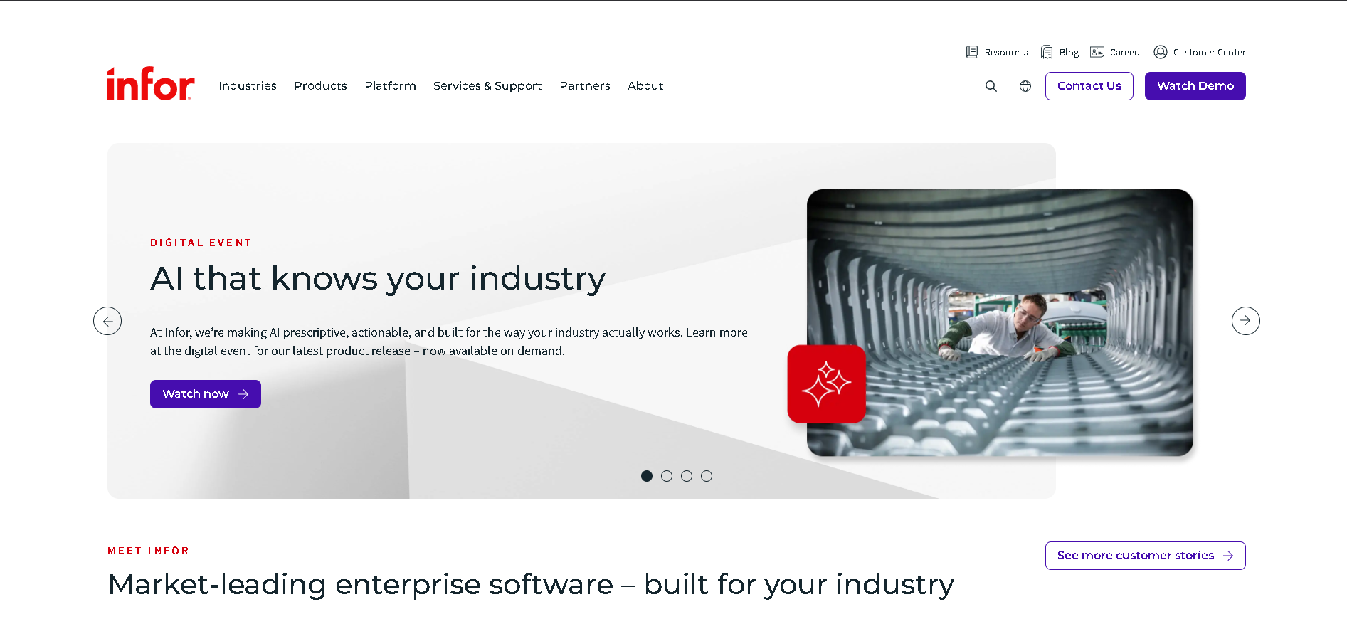Infor WFM interface screenshot