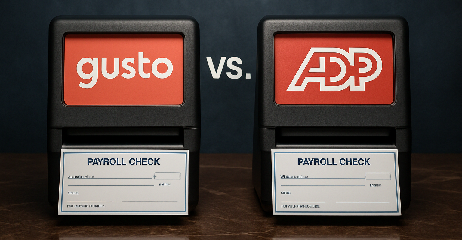 Gusto vs ADP Payroll: The Ultimate Comparison for 2026 — header image