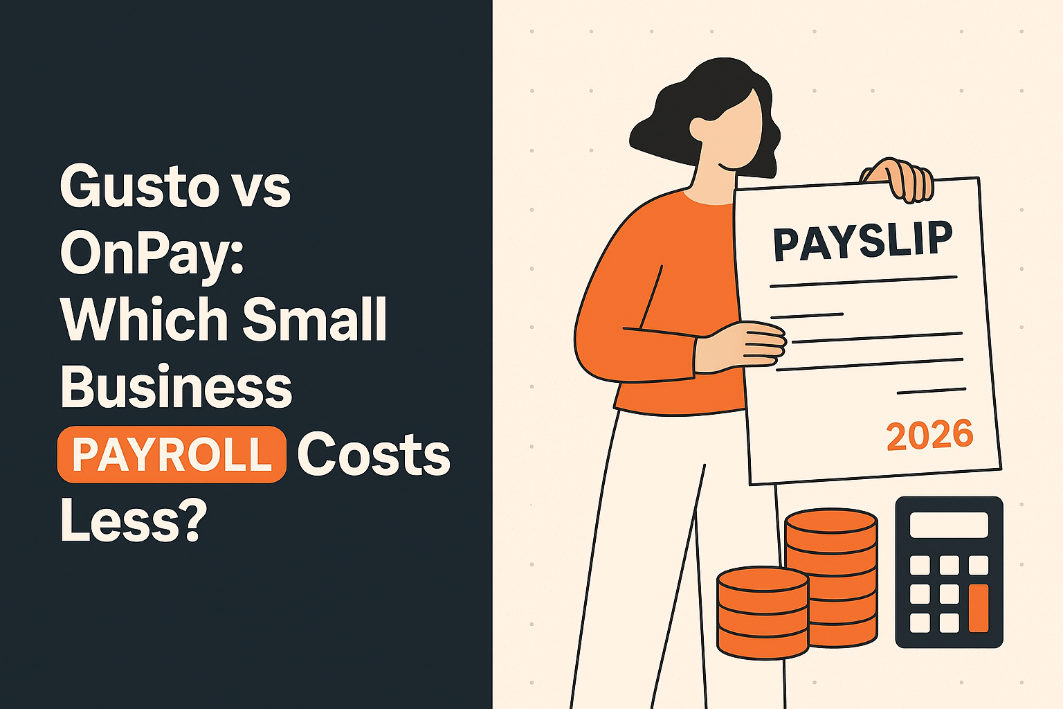 Gusto vs OnPay: Which Small Business Payroll Costs Less? — comparison guide, HROpsLab
