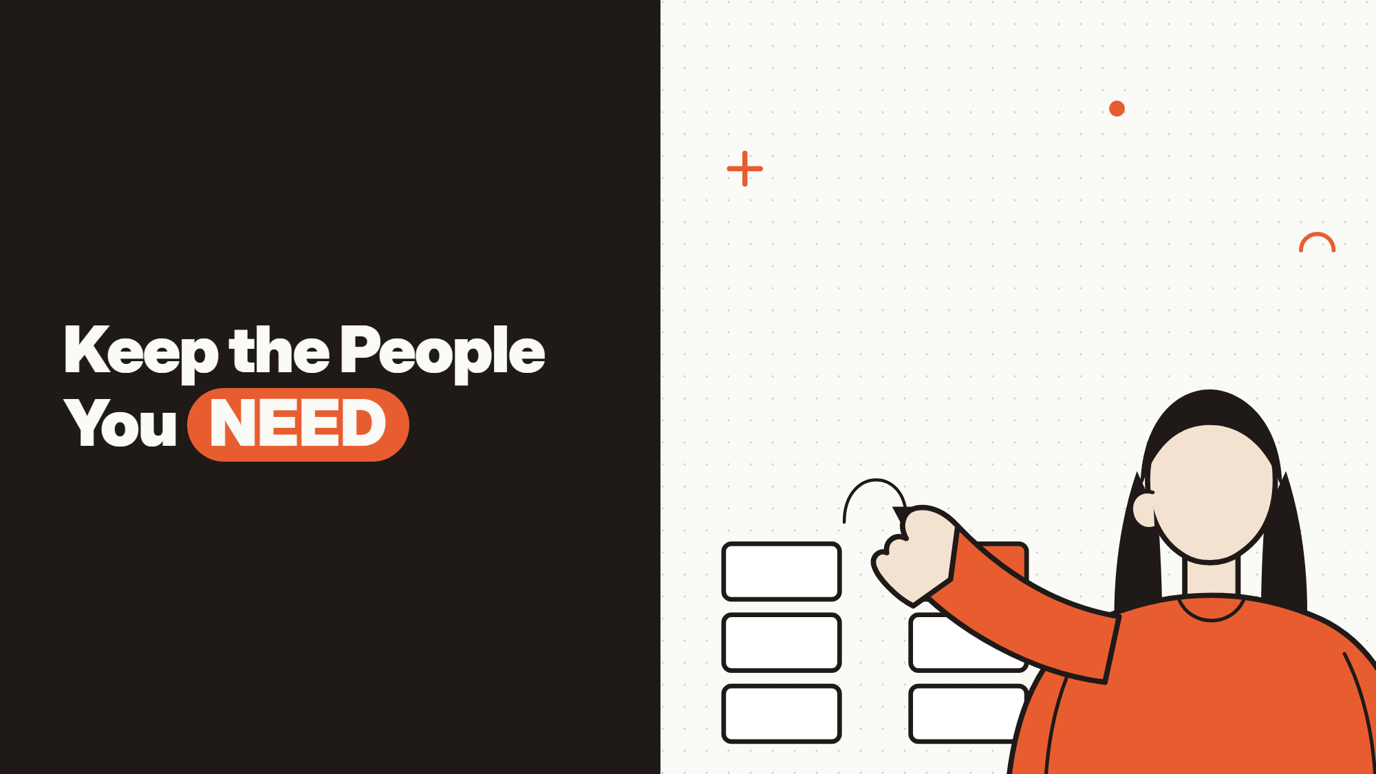 Reorganising Without Losing the People You Needed to Keep: HR strategy illustration, HROpsLab