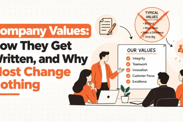 Company Values: How They Get Written, and Why Most Change Nothing