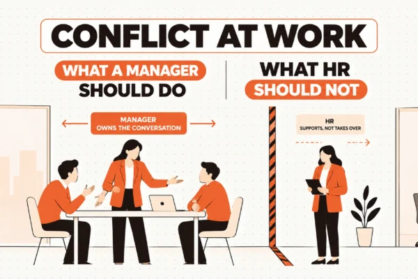 Conflict at Work: What a Manager Should Do, and What HR Should Not