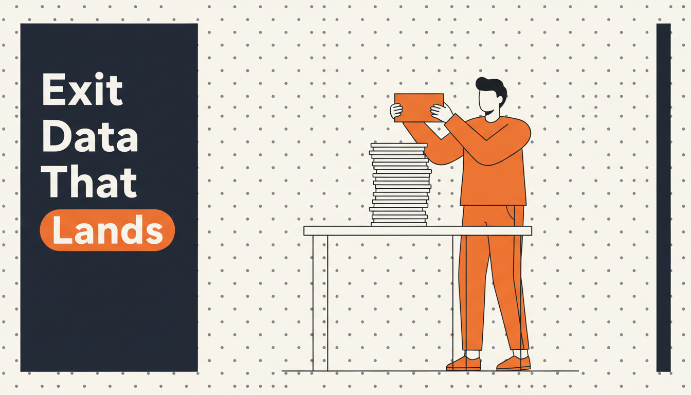 The Exit Interview Data Nobody Reads, and How to Make It Land