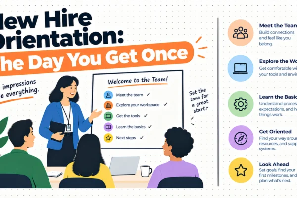 New Hire Orientation: The Day You Only Get Once