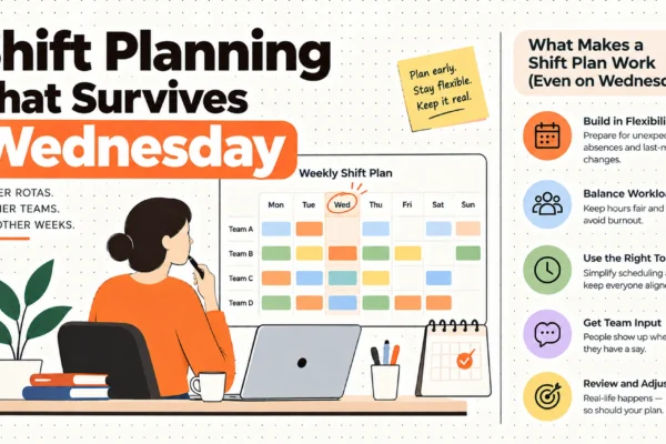 Shift Planning: Building a Schedule That Survives Wednesday