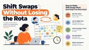Shift Swaps: Letting People Trade Without Losing Control of the Rota