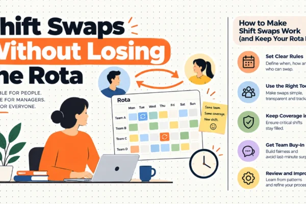 Shift Swaps: Letting People Trade Without Losing Control of the Rota