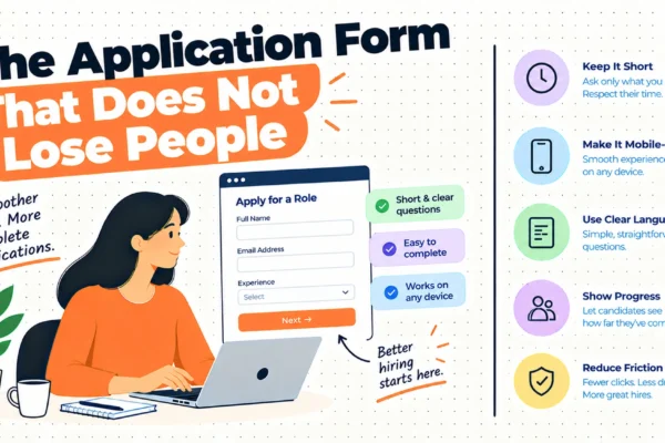 The Application Form That Does Not Lose People