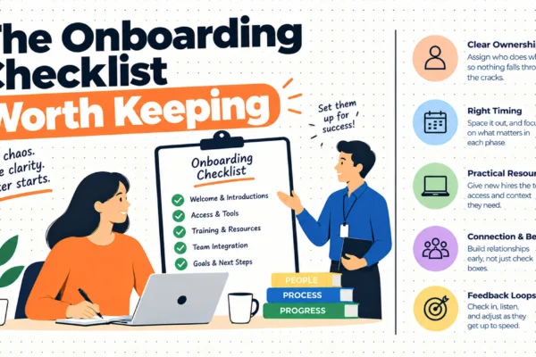 The Onboarding Checklist Worth Keeping