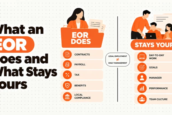 What an Employer of Record Does and What Stays Yours