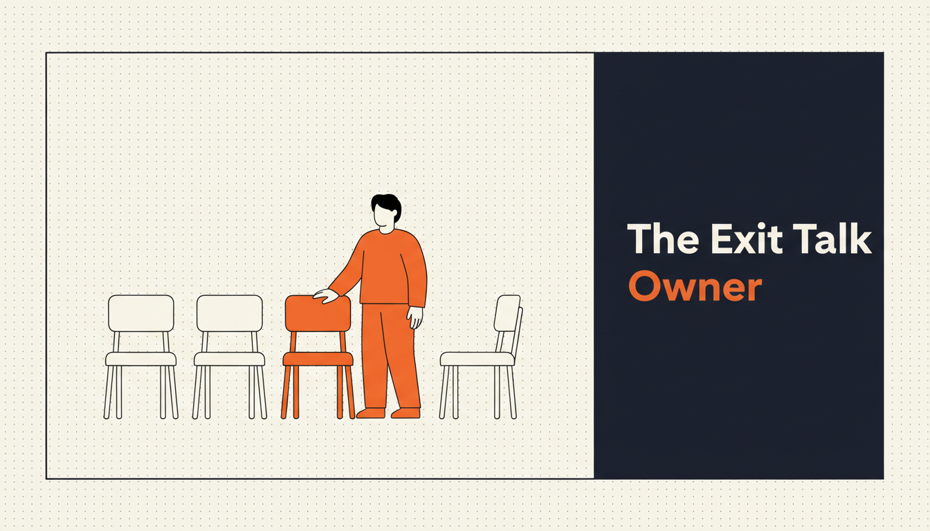 Who Should Run the Exit Interview, and Why It Is Not the Line Manager