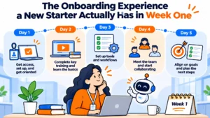 The Onboarding Experience a New Starter Actually Has in Week One