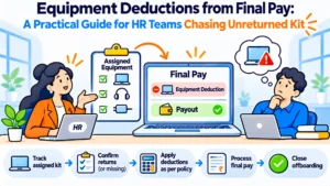 Equipment Deductions from Final Pay: A Practical Guide for HR Teams Chasing Unreturned Kit