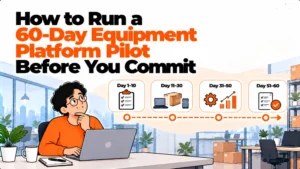 How to Run a 60-Day Equipment Platform Pilot Before You Commit