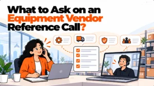 What to Ask on an Equipment Vendor Reference Call