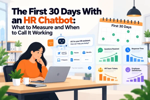 The First 30 Days With an HR Chatbot: What to Measure and When to Call It Working