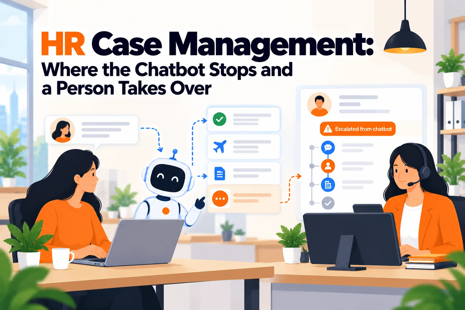 HR Case Management: Where the Chatbot Stops and a Person Takes Over