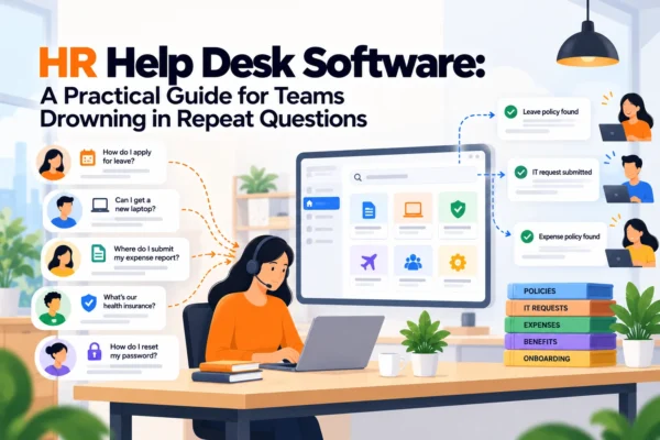 HR Help Desk Software: A Practical Guide for Teams Drowning in Repeat Questions