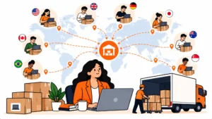 Choosing a Retrieval Partner When Devices Sit in Twelve Countries