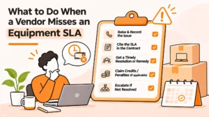 Your Vendor Missed the Equipment SLA: A Practical Guide for HR Teams Deciding Whether It Matters